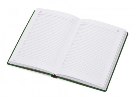 Ежедневник недатированный А5 Velvet, зеленый