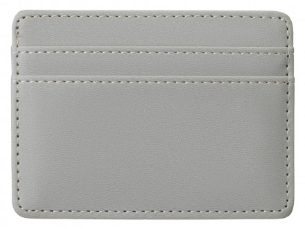 Картхолдер для двух карт и наличных денег с зажимом Crave, светло-серый