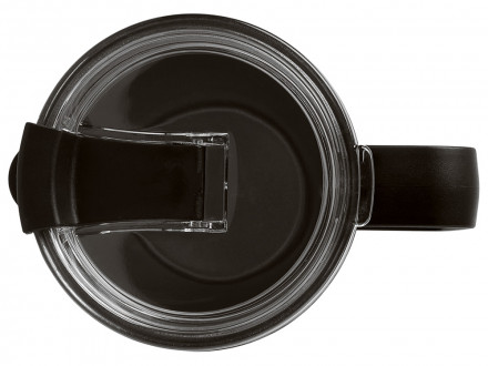 Термокружка KENCHER с двойными стенками из нержавеющей стали 304 и полипропилена, черный