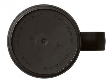 Термокружка KENCHER с двойными стенками из нержавеющей стали 304 и полипропилена, черный