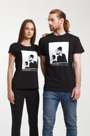 Футболка женская «Леон», черная