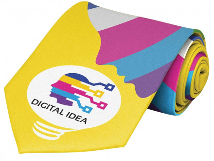 Галстук с возможностью полноцветной печати