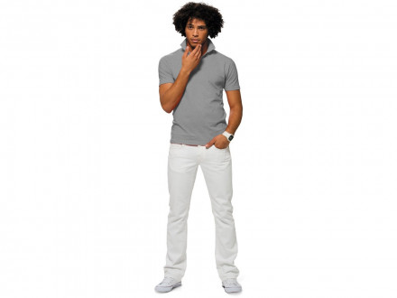 Рубашка поло First 2.0 мужская, серый меланж