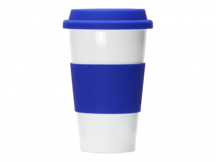 Фарфоровая кружка с двойными стенками Toronto, 300 мл, синий