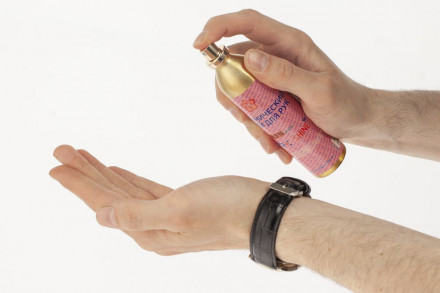 Гигиенический спрей для рук Nature Shine в металлическом флаконе, 100 мл, золотистый