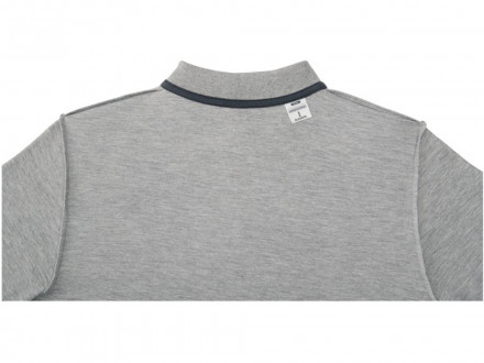 Женское поло Helios с коротким рукавом, серый яркий