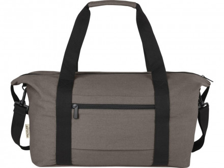 Спортивная сумка Joey из брезента, переработанного по стандарту GRS, объемом 25 л, серый