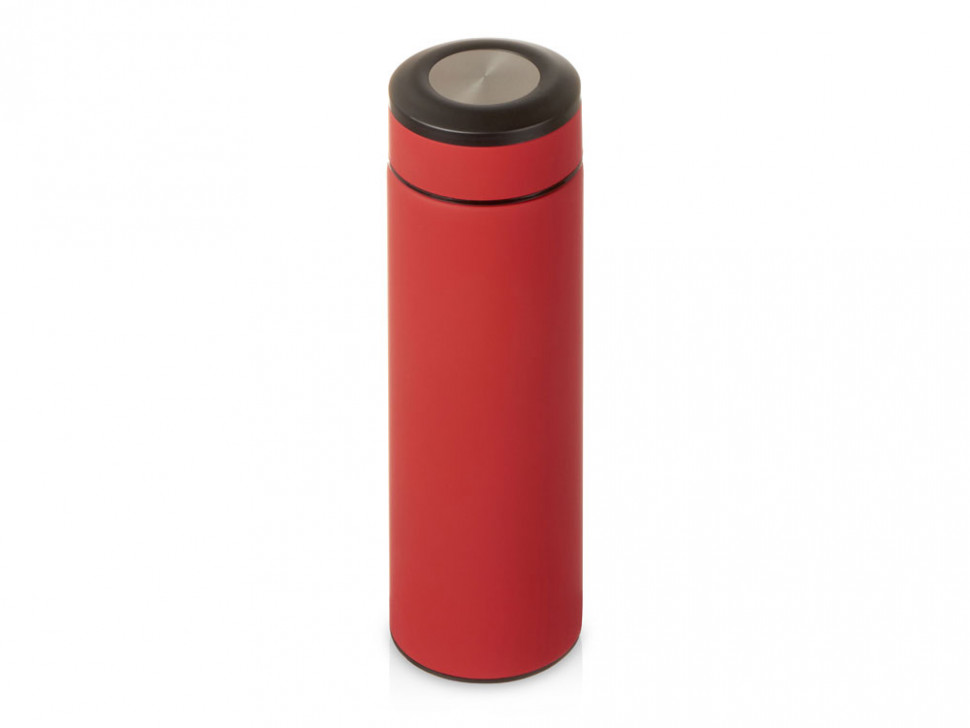 Вакуумный термос Vacuum Flask C1, soft touch, 420мл, красный