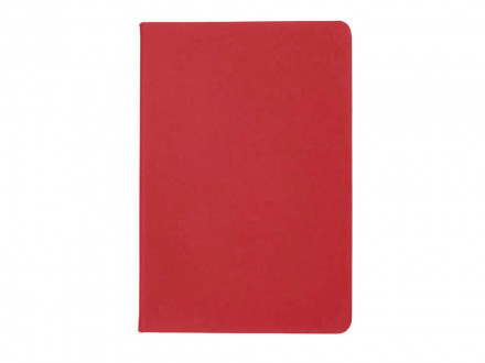 Бизнес-блокнот C2 софт-тач, твердая обложка, 128 листов, красный