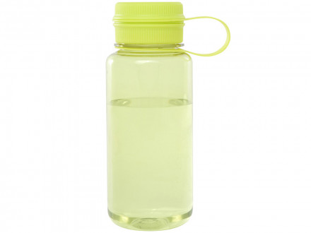 Спортивная бутылка Ryder из переработанного ПЭТ-пластика объемом 900 мл с многофункциональной крышкой, сертифицированная RCS - Лайм