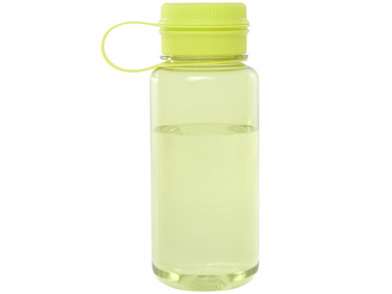 Спортивная бутылка Ryder из переработанного ПЭТ-пластика объемом 900 мл с многофункциональной крышкой, сертифицированная RCS - Лайм