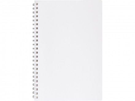 Блокнот на мягкой спирали А5 Sahara, 60 листов 70 гр/м2, белый