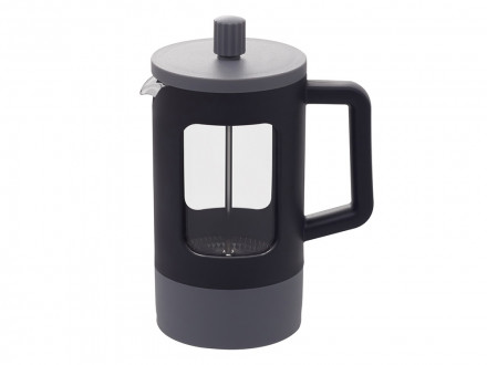 Френч-пресс Double Tone, черный-серый