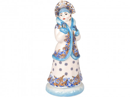 Подарочный набор Снегурочка: скульптура , платок