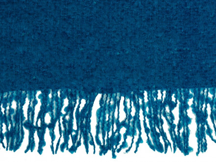 Плед акриловый Mohair, синий