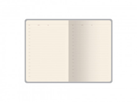 Ежедневник недатированный А5  La Manche, серый графитовый