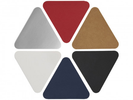 Треугольные стикеры, красный