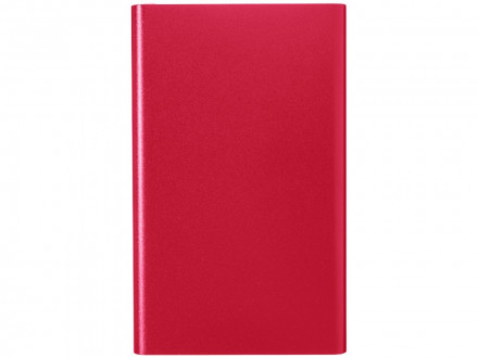 Алюминиевый повербанк Pep емкостью 4000 мА/ч, красный