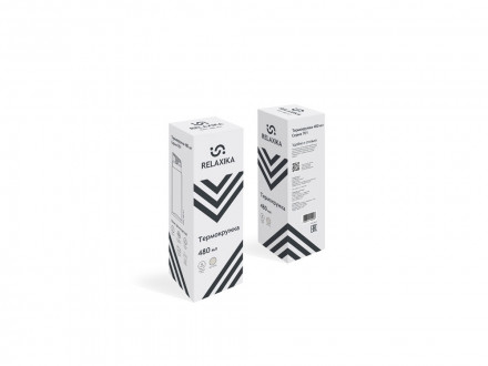 Термокружка Relaxika 701, 480 мл, белый