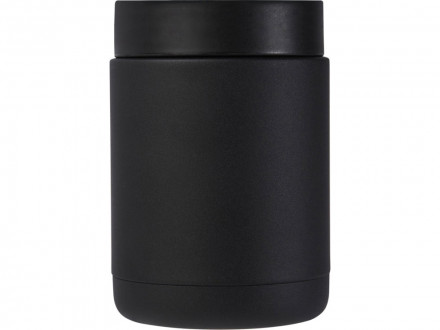 Пищевой контейнер Doveron объемом 500 мл из переработанной нержавеющей стали, сплошной черный