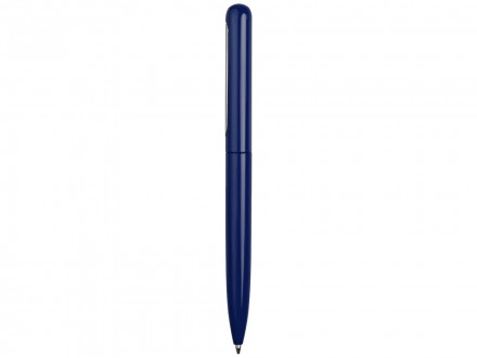 Ручка металлическая шариковая Skate, темно-синий/серебристый