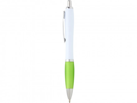 Nash шариковая ручка из переработанной пластмассы - Зеленый лайм (синие чернила)