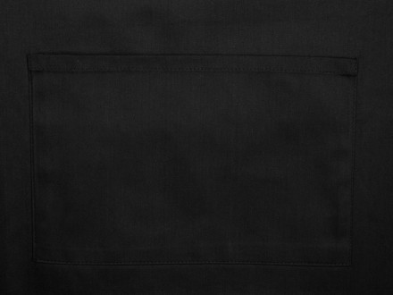 Хлопковый фартук 180gsm, черный