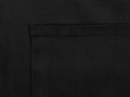 Хлопковый фартук 180gsm, черный