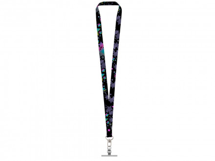 Ланъярд 2,5 см под сублимацию с трендовым карабином и металлическим держателем для телефона