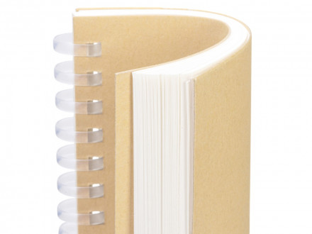 Блокнот на мягкой спирали А6 Sahara, 60 листов 70 гр/м2, натуральный