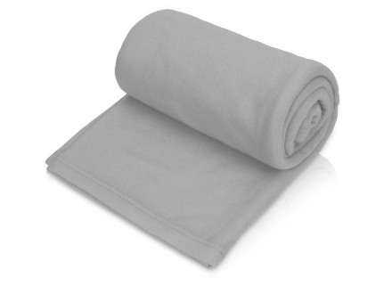 Подарочный набор c пледом, френчпрессом, чаем и медом, серый