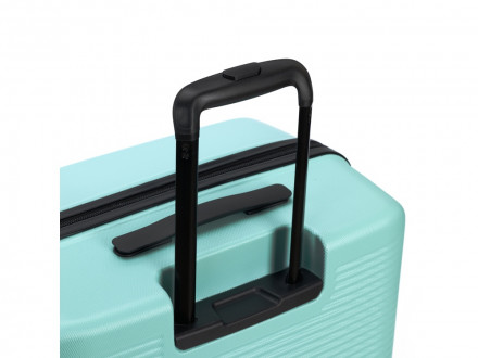 Чемодан TORBER Caspian, светло-зелёный, ABS-пластик, 38 х 20 х 54 см, 35 л