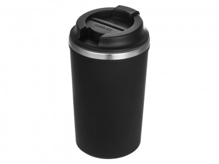 Герметичная термокружка на присоске Kick, 350 мл, черный