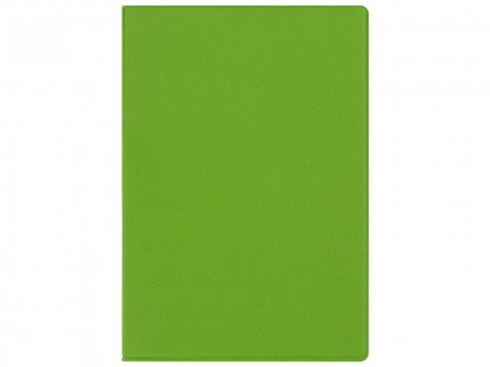 Классическая обложка для паспорта Favor, зеленое яблоко/серая