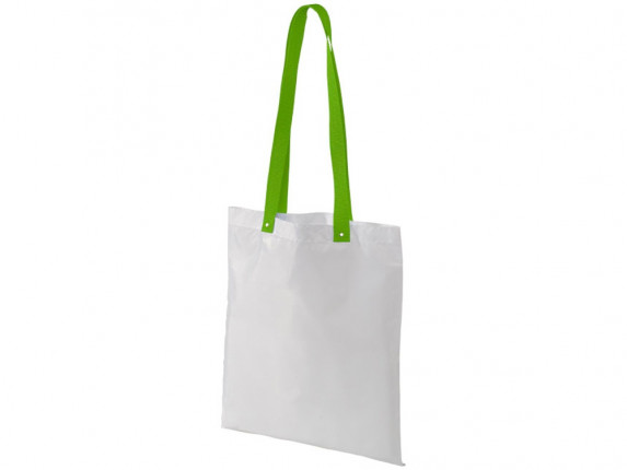 Сумка из полиэстера Uto, белый/лайм