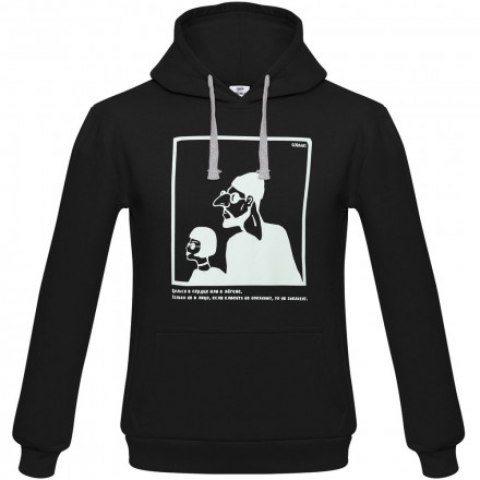 Толстовка женская «Леон», черная