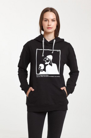 Толстовка женская «Леон», черная