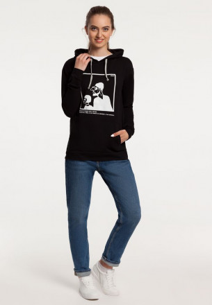 Толстовка женская «Леон», черная