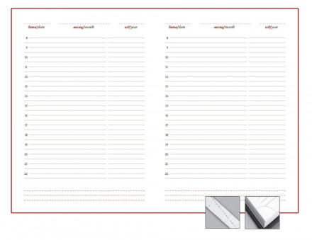 Ежедневник Hard Work, недатированный