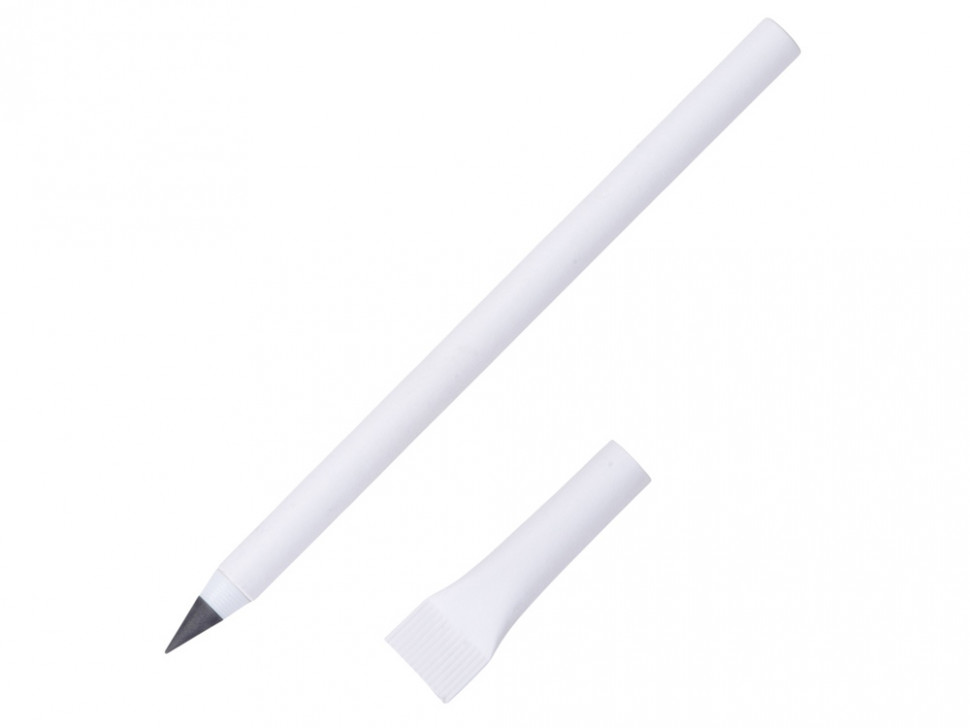 Вечный карандаш из переработанной бумаги Recycled pencil, белый