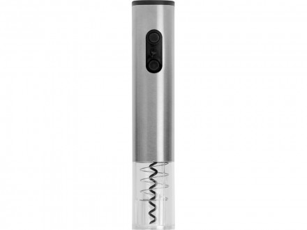 Набор винных аксессуаров с электрическим штопором из стали, на батарейках (P)