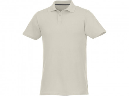 Мужское поло Helios с коротким рукавом, светло-серый