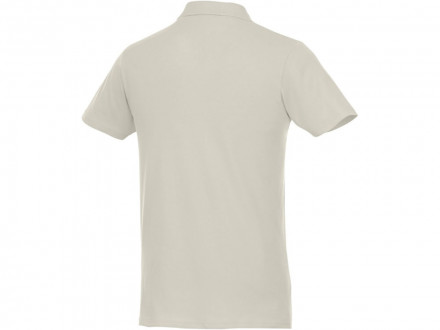 Мужское поло Helios с коротким рукавом, светло-серый