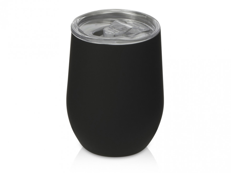Термокружка Vacuum mug C1, soft touch, 370мл, черный