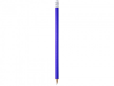 Карандаш деревянный COUVET с ластиком, королевский синий