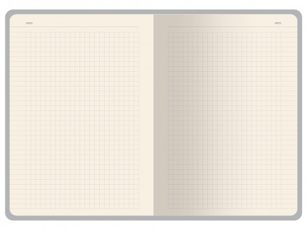 Бизнес-тетрадь А5 Pragmatic Contrast, 40 листов в клетку, синий с синим срезом