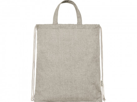 Pheebs 150 г/м² Aware™ рюкзак со шнурком из переработанных материалов - Натуральный