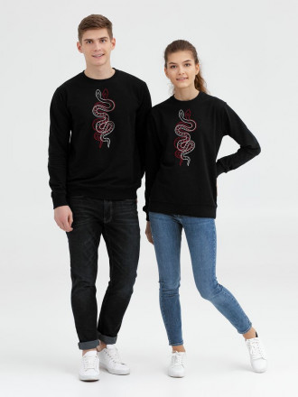 Толстовка «Змий», черная