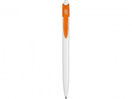 Ручка шариковая Какаду, белый/оранжевый (Р)
