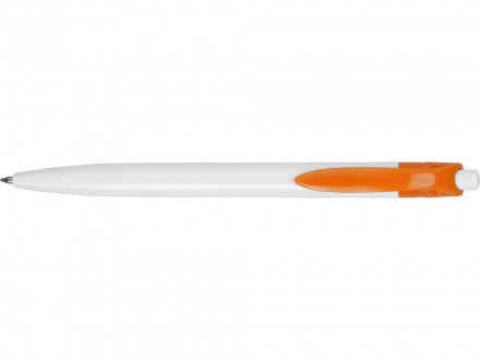 Ручка шариковая Какаду, белый/оранжевый (Р)